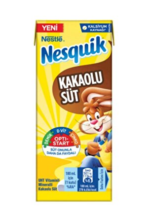 Nesquik Kakaolu Süt 180 ml (6 Lı x 4 Kutu)