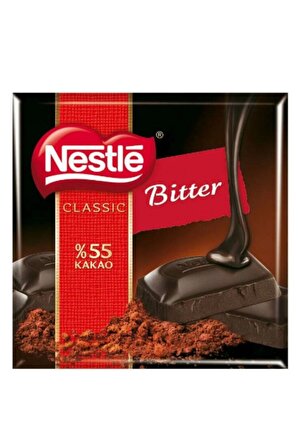 Nestle Bitter Kare Çikolata 60G (6Lı x 24 Kutu)