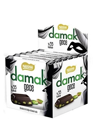 Damak Kare Çikolata Gece 60G (6lı x 24 Kutu)