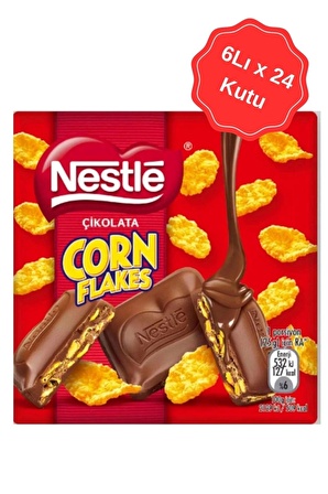 Nestle Classic Sütlü Cornflakes Çikolata 60G (6Lı x 24 Kutu)