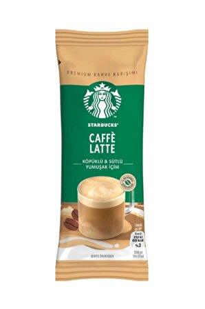 Starbucks Köpüklü ve Sütlü Yumuşak İçim Latte 14 G x 10 Lu