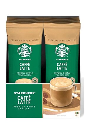 Starbucks Köpüklü ve Sütlü Yumuşak İçim Latte 14 G x 10 Lu