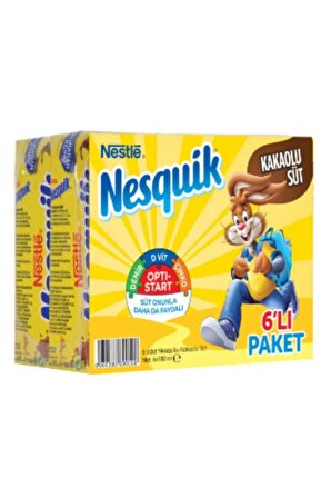 Nesquik Kakaolu Süt 180 ml x 6 Lı