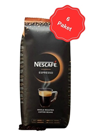 Nescafe Espresso Çekirdek Kahve 1 Kg x 6 Adet