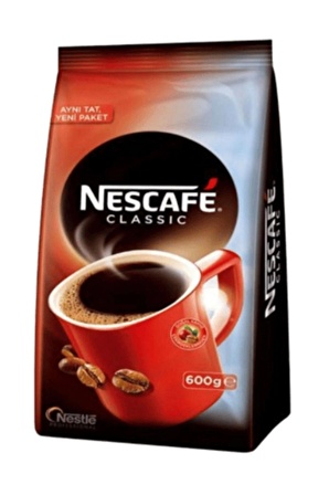 Nescafe Classic Kahve Ekopaket 600G x 12 Paket