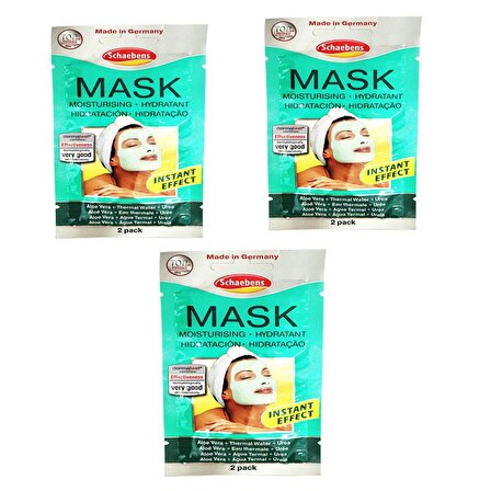 Schaebens Maske 3'Lü Set Nemlendirici Maske - Mouistrizing Hydratant 2 X 5 ML