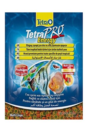 Tetra Pro Energy Crisps Sachet Cips Poşet Yem 12 gr
