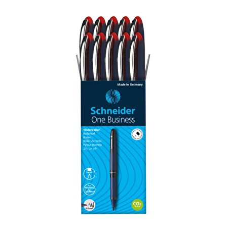 Schneider One Business 0.6 İmza Kalemi 10 Lu Kırmızı