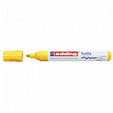 Edding Tekstil Kalemi 2-3mm 4500-Yellow