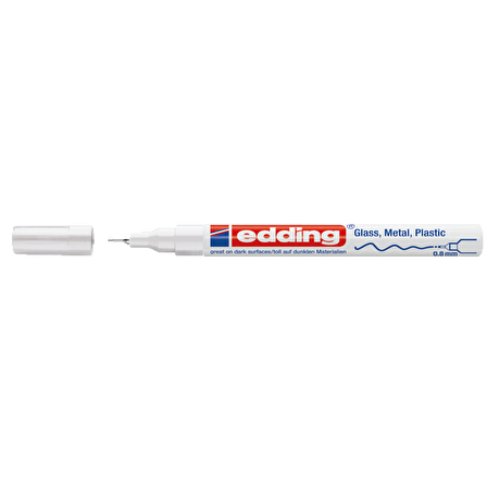 Edding 780 İğne Uçlu Marker Kalem 0.8mm Beyaz