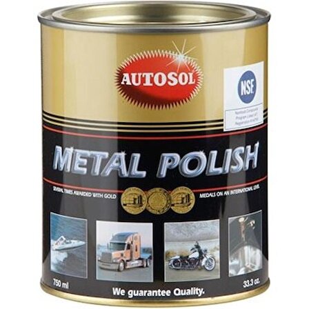 Autosol Metal Polish Tin 750 ML