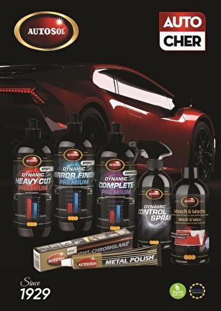 AUTOSOL®M1 Gerçek ve Krom Kaplı Plastikler İçin Temizleyici Cila 75ml.