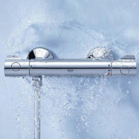 Grohe Grohe Grohtherm 800 34558000 Gümüş Banyo Bataryası