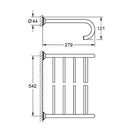 Grohe Essentials Authentic Banyo Havluluğu 40660001