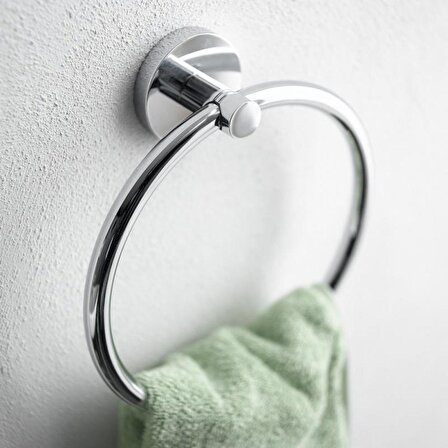 Grohe Essentials Halka Yuvarlak Havluluk Banyo Aksesuarı - 40365001