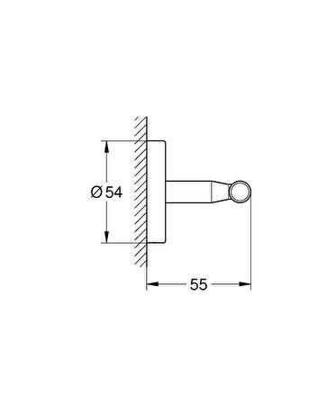 Grohe Baucosmopolitan Havlu/Bornoz Askılığı 40461001