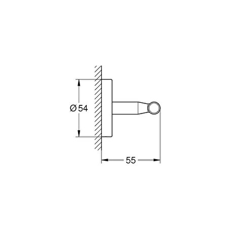 Grohe Baucosmopolitan Havlu/Bornoz Askılığı 40461001