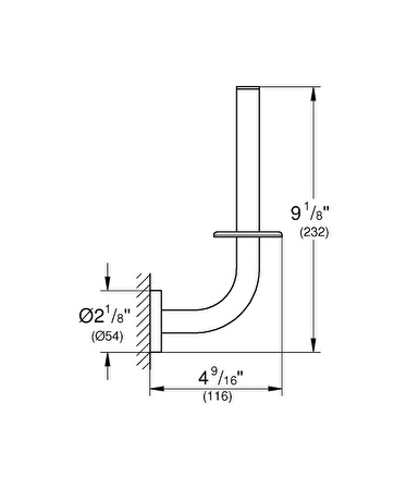 Grohe Tuvalet Kağıtlık Yedek Essentials Cool Sunrise - 40385GL1