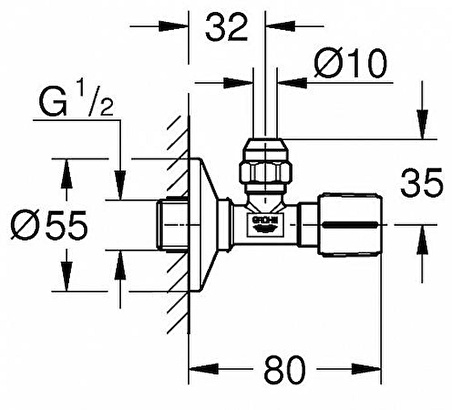 Grohe Ara Musluk 1/2″ - 22037GL0