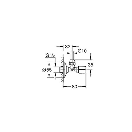 Grohe Ara Musluk 1/2" - 22037Gn0