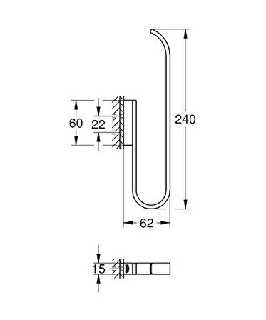 Grohe Selection Yedek Tuvalet Kağıdı Tutacağı (ÇİFT RULO İÇİN) - 41067A00