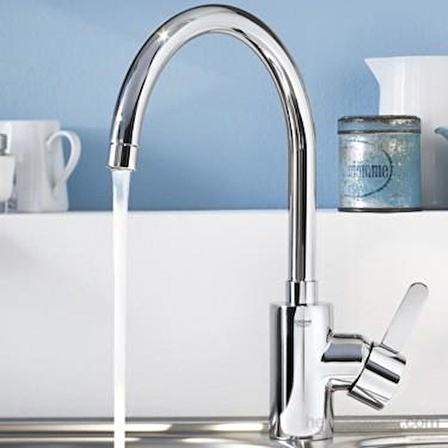 Grohe Start Edge Tek Kumandalı Eviye Bataryası 31369000