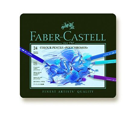 Faber-Castell Polychromos Kuru Boya Kalemi 24 Renk