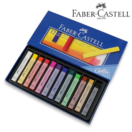 Faber Castell Creative Studio Tam Boy Soft Pastel 12li Kod:128312