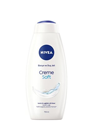 Nivea Creme Soft Badem Yağı Aromalı Nemlendirici Tüm Ciltler İçin Duş Jeli 750 ml