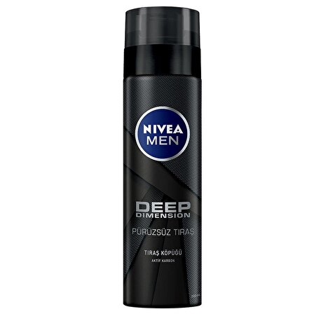 Nivea For Men Tıraş Köpüğü Deep Dimension 200 Ml