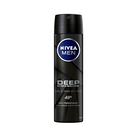 NİVEA DEODORANT 150ML BY SPREY DEEP DIMENSİON 