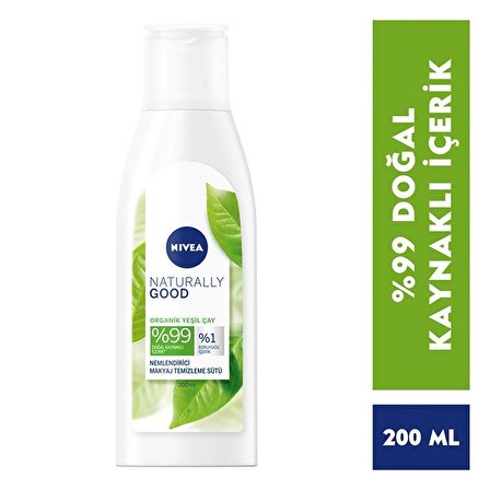 Nıvea Organik Yeşilçay Özlü Makyaj Temizleme Sütü 200 Ml