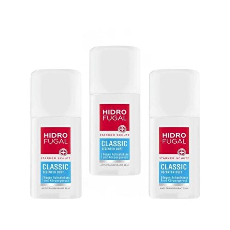 Hidro Fugal Anti-Transpirant Cep Deodorantı 55ML 3'lü Set