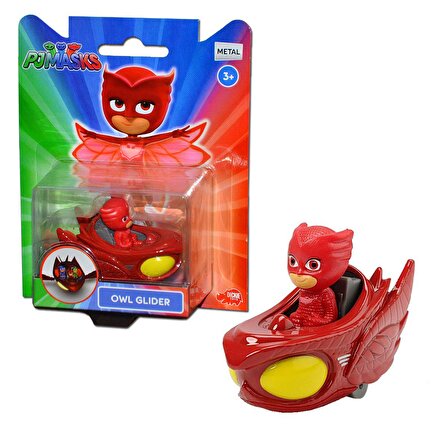 203141002 Dickie Owl Glider ve Metal Aracı /PJMasks +3 yaş