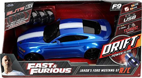Fast & Furious RC Drift Jakob Ford Mustang 1:10 Uzaktan Kumandalı Araba 209006