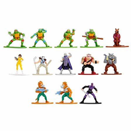 Nano Metalfigs Teenage Mutant Ninja Turtles Sürpriz Figür Paketi