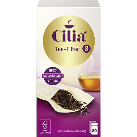 Cilia® Çay Filtresi Ufak Boy-80 Adet