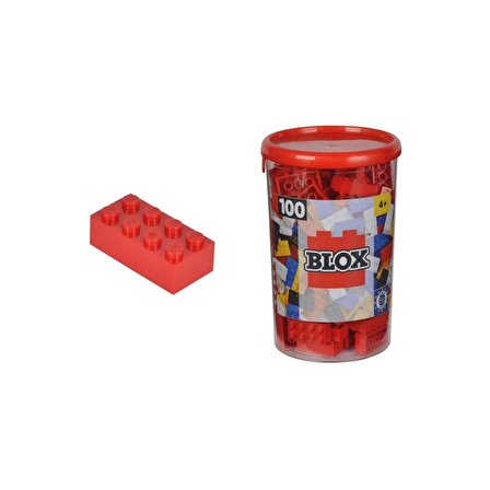 Kutuda Blox 100 Kırmızı Bloklar - SMB-104118905
