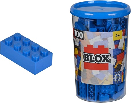 Kutuda Blox 100 Mavi  Bloklar - SMB-104118906