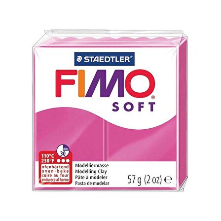 Fimo Soft Polimer Kil 57g No:22 Raspberry