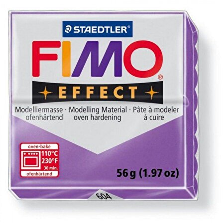 Fimo Effect Polimer Kil 57g No:604 Translucent Lila