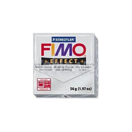 Fimo Effect Polimer Kil 57g No:81 Metallic Silver