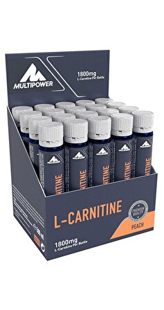 Multipower L-Carnitine 20 Ampul 1800 mg Şeftali