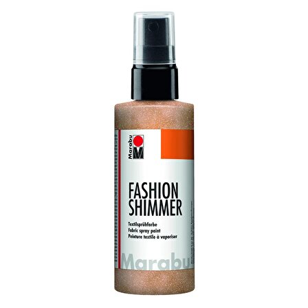 Marabu Fashion Shimmer Spray Kumaş Boyası 100ml 524 Apricot