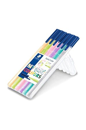 Staedtler Trıplus Color Keçeli Kalem Pastel Renkler 1.00 MM 6'lı
