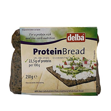 Proteinli Dilimli Tam Tahıllı Çavdar Ekmeği (250 gr) - Delba