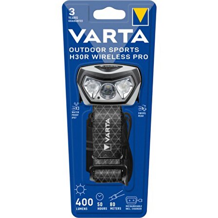 Varta Outdoor Sports H30R Pro Kafa Feneri Wireless
