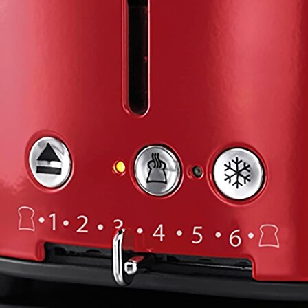 Russell Hobbs 21680-56 Retro Kırmızı 2 Dilim Ekmek Kızartma Makinesi
