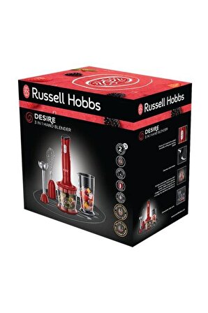 Russell Hobbs 24700-56 Desire 500 W Sürahili Mikser Kırmızı