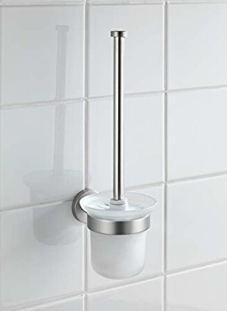 Klozet fırçası tuvalet Bosio mat paslanmaz çelik